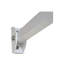Auvent métallique blanc 4.6 Terrace - Structure extérieure en aluminium avec revêtement en poudre contemporain, charnière continue avec joint d'étanchéité intégré, quincaillerie en acier inoxydable à installation rapide, adaptée