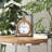 Iron Quartz movement / Crystal Tabletop Clock in Black