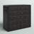 Isabel Black Wooden Vintage Faux Leather Room Chest with Buckles and Straps Detailing