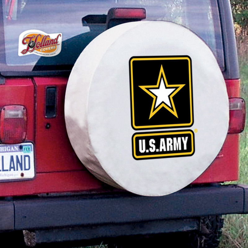 Housse de roue de cravate US Military, Blanc, Z, Armée