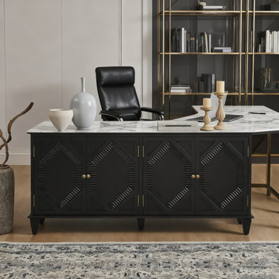 Buffet 65,5 po Mid Century Modern Buffet