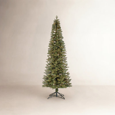 Lighted Artificial Pine Christmas Tree