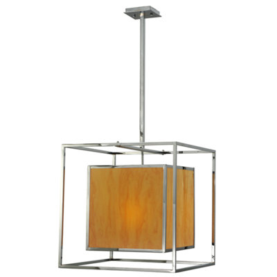 Aubreyonna 3 - Light Chrome Square/Rectangle Pendant