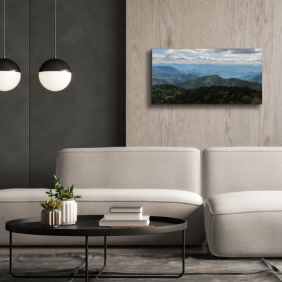  'Blue Ridge Mountain Tops' by Lori Deiter Canvas Wall Art, 40" x 20"