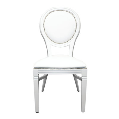 Gabler 43cm H Upholstered Stacking Side Chair