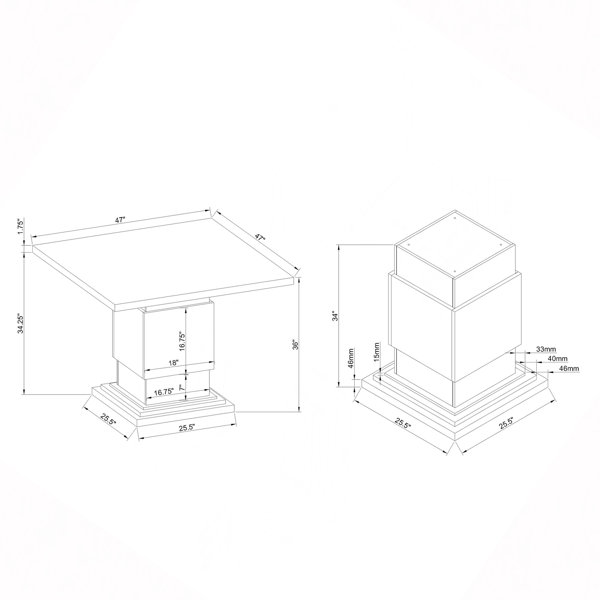 Dimensions du produit