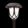 Brown Solar Powered Integrated LED Metal Pathway Light Pack