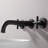 Wall Mounted Optional 2-handle Bathroom Faucet