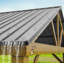 Pavillon de jardin extérieur en aluminium 12 pi x 14 pi avec toit en pignon en acier galvanisé