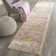 Marblehead Viscose Oriental Rug in Gold