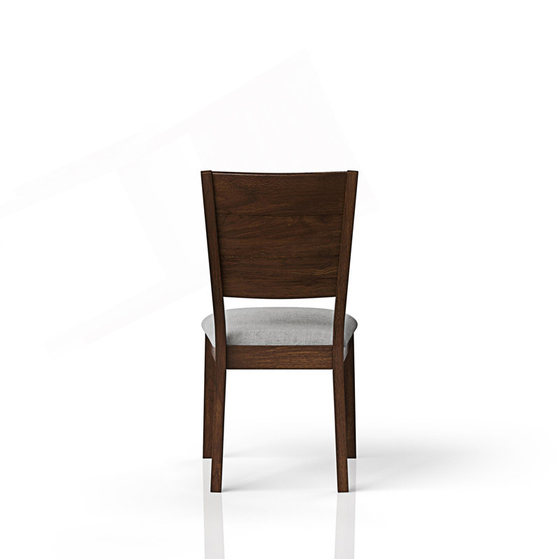 Ensemble de 2 chaises d'appoint rembourrées Mid-Century
