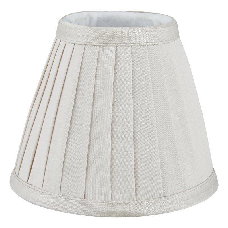 12cm H Silk Empire Lamp Shade, Ivory