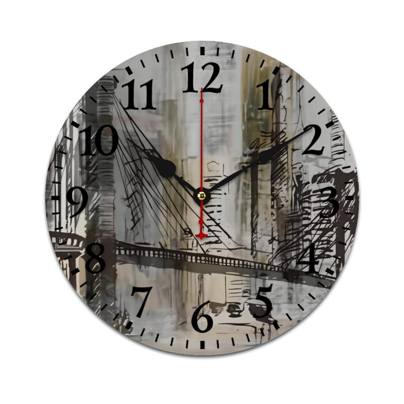 Horloge murale Cityscape