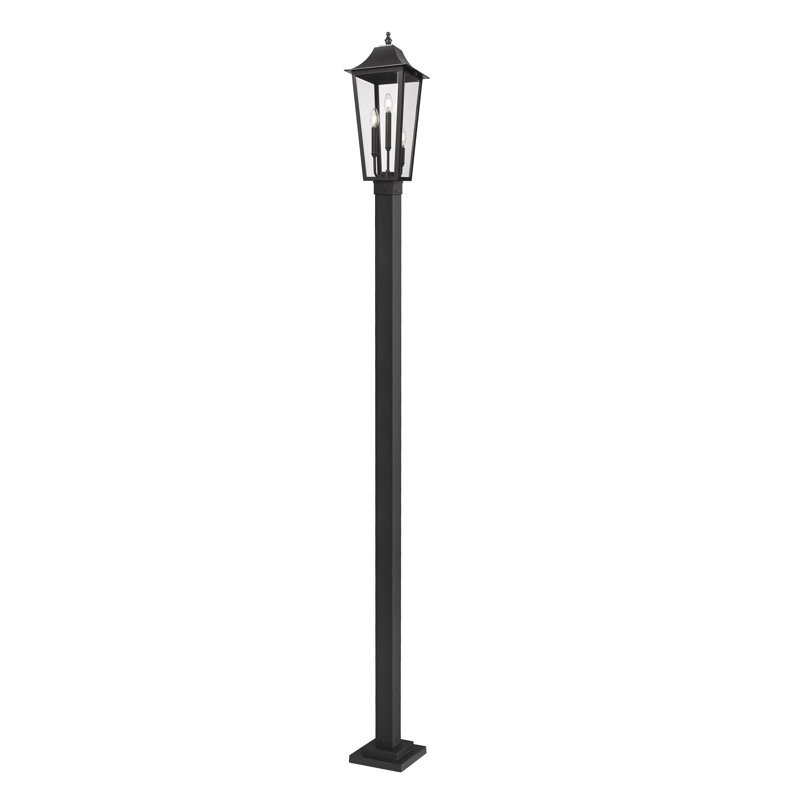 Luminaire d'extérieur 3 lumières Barling, H 119,25 po x l 10 po x P 10 po