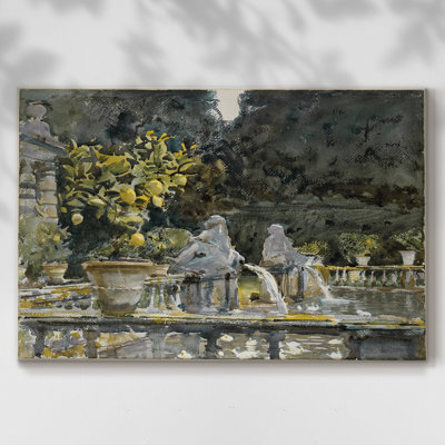 Paysages rétro-DCCXLVII -Galerie enveloppée Cavas