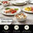 Sango Gansevoort 12-Piece White Porcelain Dinnerware Set – Service for 4, Plate & Bowl Set