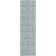 Nourison Washable Charm 2'2" x 8' Blue Ivory Modern Indoor Rug