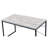 Faux Concrete Top Rectangular Writing Desk