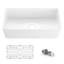 Pure 36" W Single Bowl Fireclay Farmhouse Kitchen Sink
