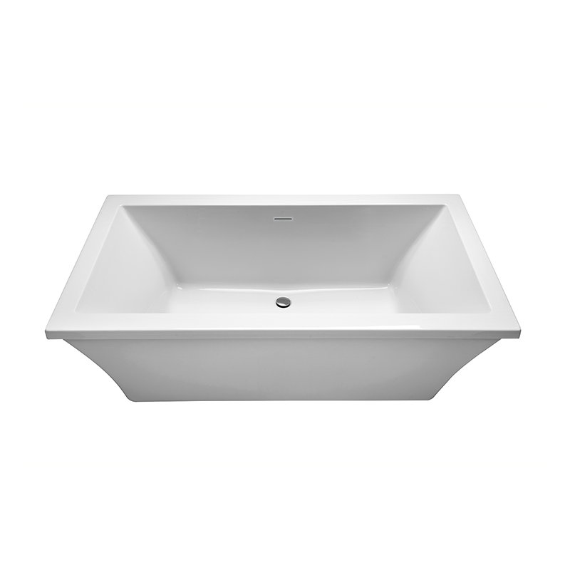 Andrea® 24 66" Freestanding Air Bathtub, DoloMatte® Matte White