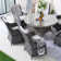 Aeryna 6-Person Round Outdoor Dining Set With Lazy Susan