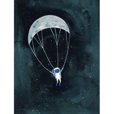 Parachute Moon - impression sur toile tendue