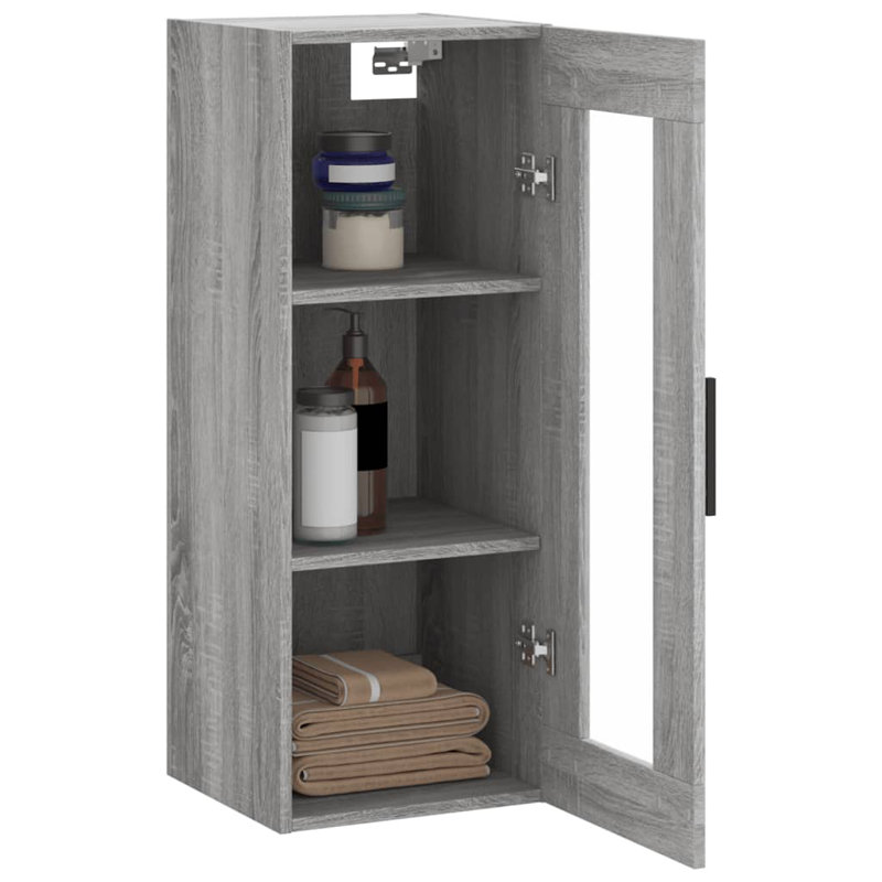 Mency Bathroom Cabinet, Grey Sonoma