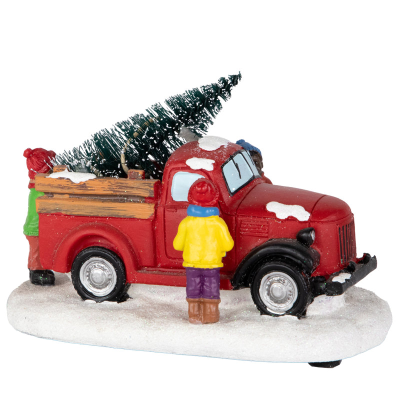 Family Family Bringing The Tree Christmas Village - 6 po