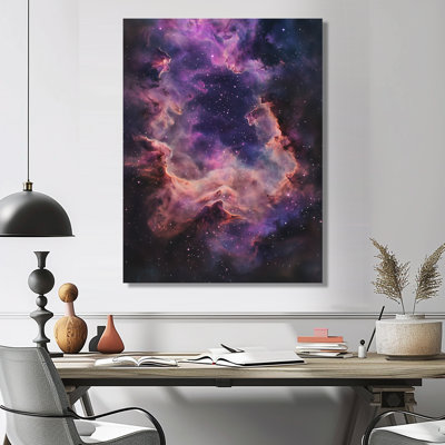 Ethereal Dream Of Nebula I - Space Metal Wall Art, Astronomy Metal Print