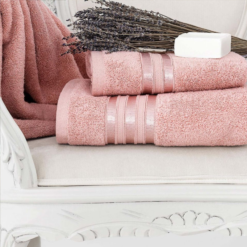 Carwell Plush Bath Sheet, Light Pink