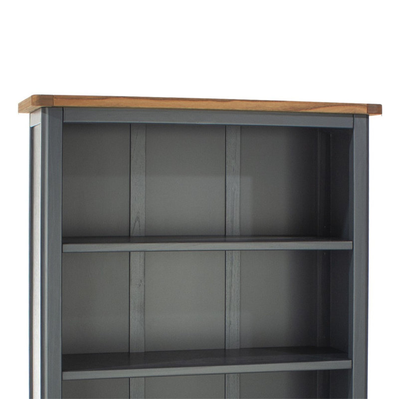 Aulay Tall Bookcase, Midnight Blue, Adjustable Shelves, 180cm H x 90cm W x 30cm D