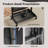 Charrisse 2-Shelf Rolling TV Stand with Integrated Mount-499345137