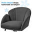 Chaise de bureau pivotante moderne Corson pour bureau à domicile avec accoudoirs-1046288571