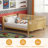 Queen Size Low Platform Kids Bed with Pristine Natural Finish, Perfectly Designed For Kids’ Bedrooms And Suitable-1675183176-1675747719