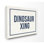 « dinosaur crossing », art de style mot pour enfants Stevenson