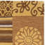 Tapis abstrait en laine et viscose touffetés à la main Soho-31779119