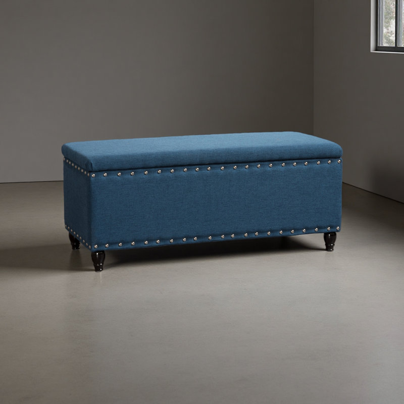 STORAGE OTTOMAN, Blue