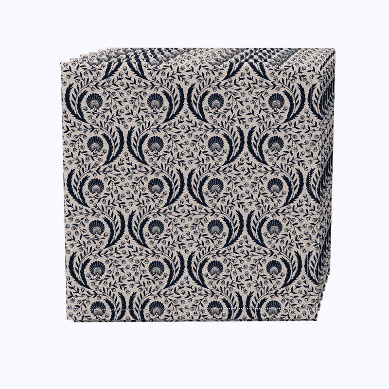 Cotton Geometric Square Napkin