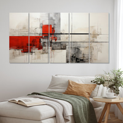 Abstract Architectures I - 5 impressions sur toile tendue