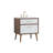 Burkley 30'' Single Bathroom Vanity with Engineered Marble Top-922806930
