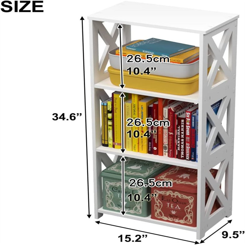 Table de bout Watkinsville, H 34,61 po x l 15,2 po x P 9,49 po