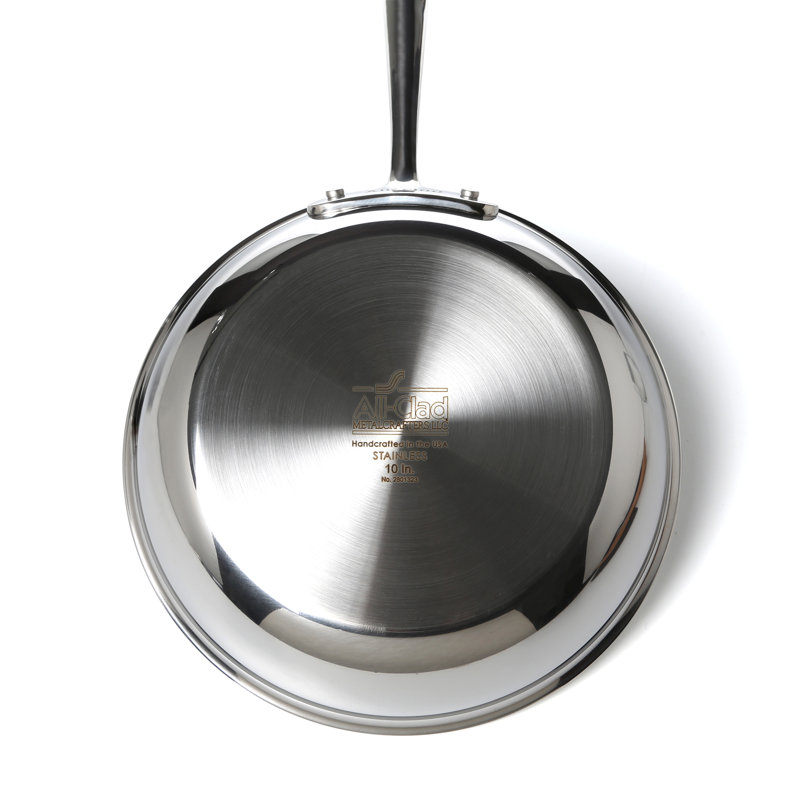 Poêle à frire en acier inoxydable D3 de All-Clad, 14 po de diamètre