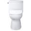 Vespin® II 1.28 GPF Elongated Floor Mounted Two-Piece Toilet (S7A Bidet Seat Included)