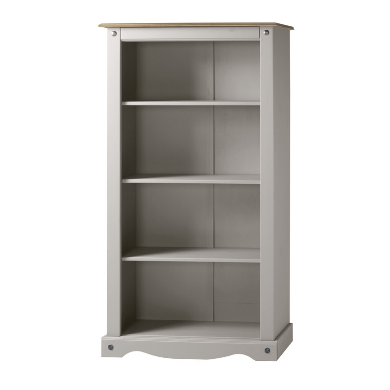 Palmea 150cm H x 82cm W Standard Bookcase, Grey