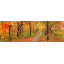 «Autumn Trail in the Forest - Trees», reproduction d'art contemporain encadrée-1594322361