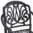 3-Piece Set Of Cast Aluminum Patio Furniture With Cushions