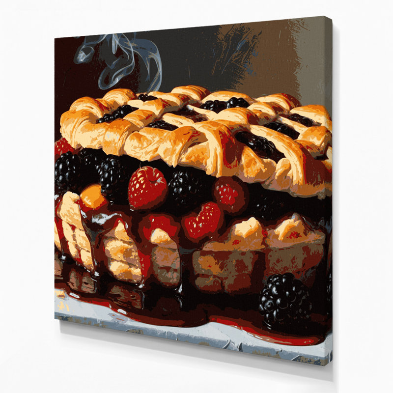 Art mural sur toile Desserts, H 12 po x l 12 po