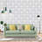 11.8" x 11.8" 3D Wall Panel in White (12-pack)