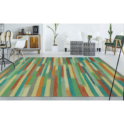 Broņislavs Wool Geometric Indoor Rug