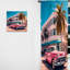 Rideau en velours moderne Dalenna Miami Ocean Drive Pink Drive - obscurcissant - 1 panneau-1714425687